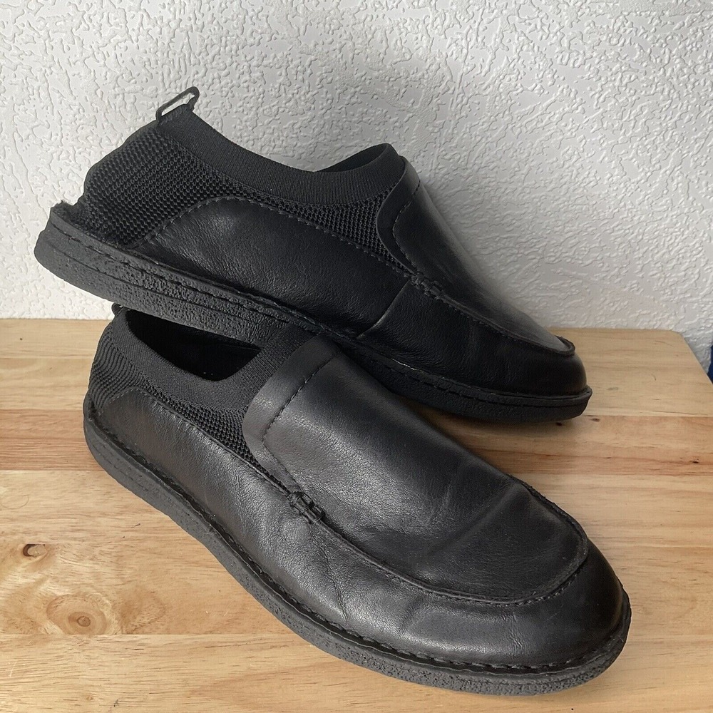 NWD Born Samuel Black MocToe Slip on Loafer Men 10.5M Vietnam Nubuck/Leather